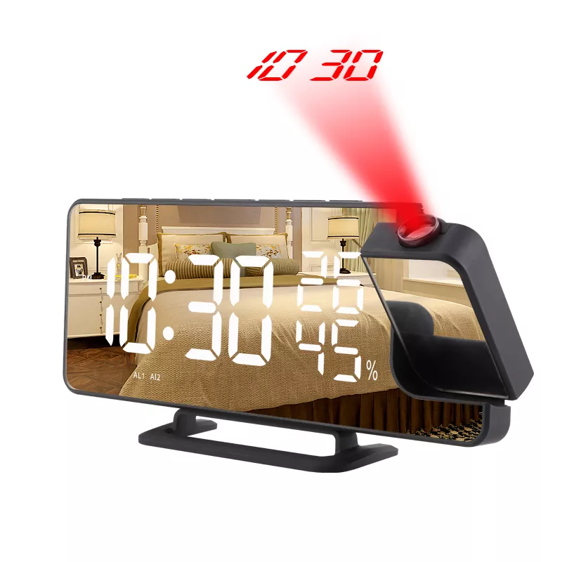 FM-radio Temperatuur Vochtigheid Projectie Wekker