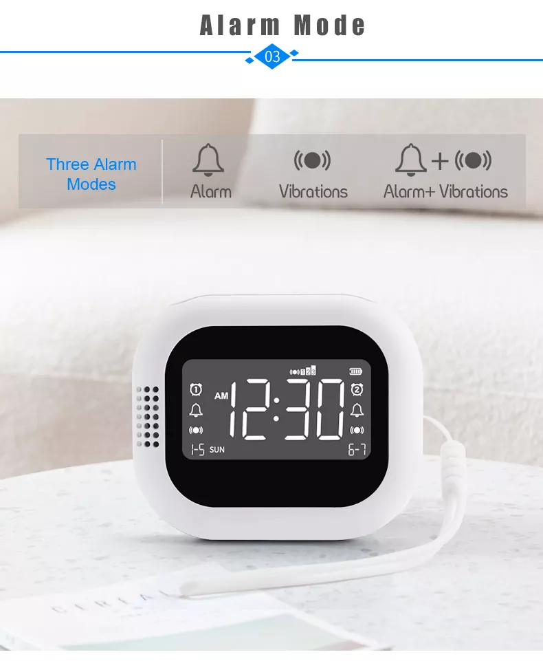 Wireless Extra Loud Vibration Clock