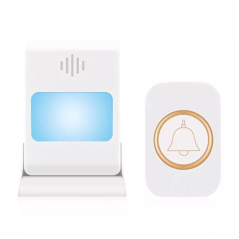 Rechargeable Vibration Flash Ringtone Wireless Doorbell