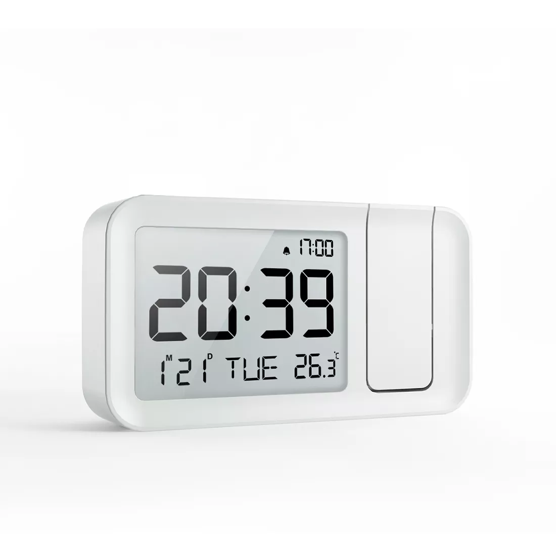 LCD-tijd weektemperatuur projectieklok